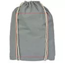 Saculet din bumbac, inchidere cu snur, Everestus, 8IA19060, gri