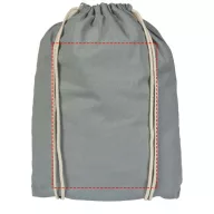   Saculet din bumbac, inchidere cu snur, Everestus, 8IA19060, gri
