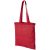 Madras 140 g/m² cotton tote bag, 140 g/m² Cotton, Red