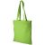 Madras 140 g/m² cotton tote bag, 140 g/m² Cotton, Lime