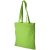 Madras 140 g/m² cotton tote bag, 140 g/m² Cotton, Lime