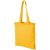 Madras 140 g/m² cotton tote bag, 140 g/m² Cotton, Yellow