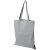 Madras 140 g/m² cotton tote bag, 140 g/m² Cotton, Grey