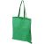 Madras 140 g/m² cotton tote bag, 140 g/m² Cotton, Bright green