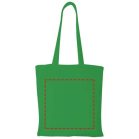 Madras 140 g/m² cotton tote bag, 140 g/m² Cotton, Bright green