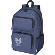   Rucsac laptop, 15.6 inch, 2509E14651, Everestus, 31x45x16 cm, Poliester, Albastru heather navy