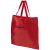 Take-away fodable shopping tote bag, 210D Polyester, Red