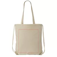   Saculet cu snur, Everestus, 20IAN1213, Natur, Bumbac 240 grame/mp