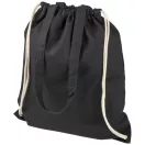 Saculet cu snur si manere lungi, Everestus, 20IAN159, Bumbac, Negru