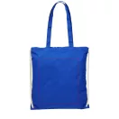 Saculet cu snur si manere lungi, Everestus, 20IAN162, Bumbac, Albastru