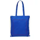 Saculet cu snur si manere lungi, Everestus, 20IAN162, Bumbac, Albastru