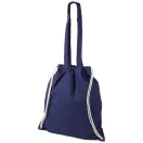 Saculet cu snur si manere lungi, Everestus, 20IAN160, Bumbac, Albastru