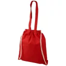 Saculet cu snur si manere lungi, Everestus, 20IAN161, Bumbac, Rosu
