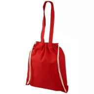   Saculet cu snur si manere lungi, Everestus, 20IAN161, Bumbac, Rosu