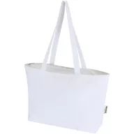   Sacosa de cumparaturi, Everestus, 2610E19009, 47x30.5x11 cm, Bumbac, Alb
