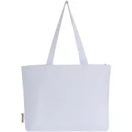  Sacosa de cumparaturi, Everestus, 2610E19009, 47x30.5x11 cm, Bumbac, Alb