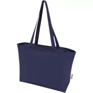   Sacosa de cumparaturi, Everestus, 2610E19010, 47x30.5x11 cm, Bumbac, Albastru Navy