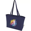 Sacosa de cumparaturi, Everestus, 2610E19010, 47x30.5x11 cm, Bumbac, Albastru Navy