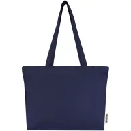   Sacosa de cumparaturi, Everestus, 2610E19010, 47x30.5x11 cm, Bumbac, Albastru Navy