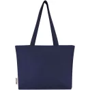 Sacosa de cumparaturi, Everestus, 2610E19010, 47x30.5x11 cm, Bumbac, Albastru Navy