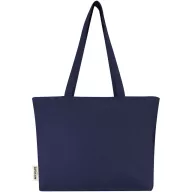   Sacosa de cumparaturi, Everestus, 2610E19010, 47x30.5x11 cm, Bumbac, Albastru Navy