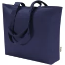 Sacosa de cumparaturi, Everestus, 2610E19010, 47x30.5x11 cm, Bumbac, Albastru Navy