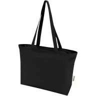   Sacosa de cumparaturi, Everestus, 2610E19011, 47x30.5x11 cm, Bumbac, Negru