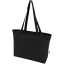 Sacosa de cumparaturi, Everestus, 2610E19011, 47x30.5x11 cm, Bumbac, Negru