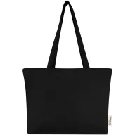   Sacosa de cumparaturi, Everestus, 2610E19011, 47x30.5x11 cm, Bumbac, Negru
