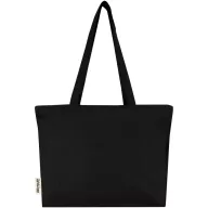   Sacosa de cumparaturi, Everestus, 2610E19011, 47x30.5x11 cm, Bumbac, Negru