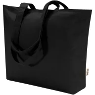   Sacosa de cumparaturi, Everestus, 2610E19011, 47x30.5x11 cm, Bumbac, Negru