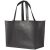 Alloy laminated non-woven shopping tote bag, Laminated non-woven 80gsm polypropylene, steel grey 