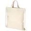 Saculet cu snur, 42x38 cm, Everestus, 20FEB0898, Bumbac reciclat, Natur