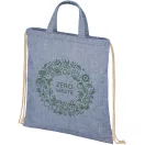 Saculet tip rucsac, 21MAR1509, 38x42 cm, Everestus, Bumbac, Albastru