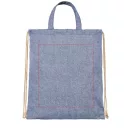 Saculet tip rucsac, 21MAR1509, 38x42 cm, Everestus, Bumbac, Albastru