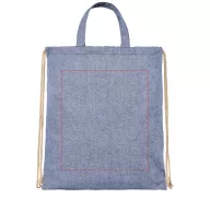   Saculet tip rucsac, 21MAR1509, 38x42 cm, Everestus, Bumbac, Albastru