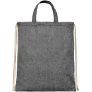 Saculet tip rucsac, 21MAR1508, 38x42 cm, Everestus, Bumbac, Negru