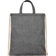   Saculet tip rucsac, 21MAR1508, 38x42 cm, Everestus, Bumbac, Negru