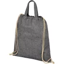 Saculet tip rucsac, 21MAR1508, 38x42 cm, Everestus, Bumbac, Negru
