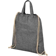   Saculet tip rucsac, 21MAR1508, 38x42 cm, Everestus, Bumbac, Negru