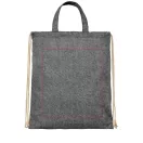Saculet tip rucsac, 21MAR1508, 38x42 cm, Everestus, Bumbac, Negru