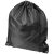Oriole RPET drawstring backpack, 190T Recycled PET Plastic,  solid black