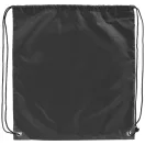 Oriole RPET drawstring backpack, 190T Recycled PET Plastic,  solid black