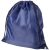 Oriole RPET drawstring backpack, 190T Recycled PET Plastic, Navy