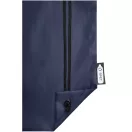 Oriole RPET drawstring backpack, 190T Recycled PET Plastic, Navy