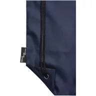   Oriole RPET drawstring backpack, 190T Recycled PET Plastic, Navy