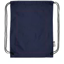 Oriole RPET drawstring backpack, 190T Recycled PET Plastic, Navy