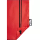 Oriole RPET drawstring backpack, 190T Recycled PET Plastic, Red