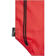   Oriole RPET drawstring backpack, 190T Recycled PET Plastic, Red