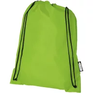   Saculet cu snur, Everestus, 2601E13128, 33x44 cm, Poliester, Verde lime